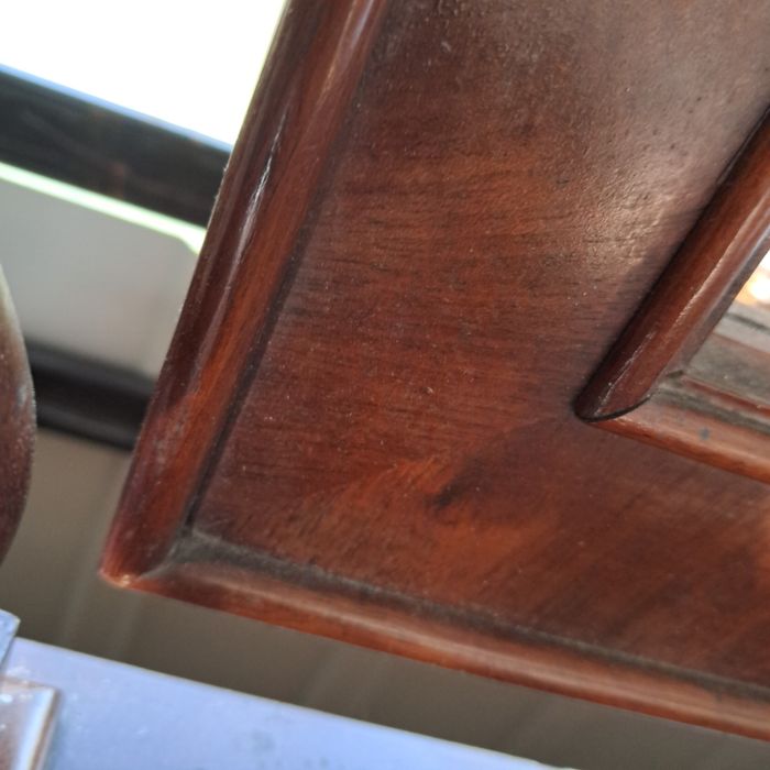Stare lustro konsolka toaletka z szufladami