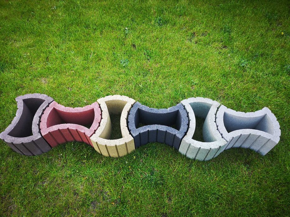 Gazony ogrodowe 49x34x24h donice betonowe, kwietniki, Wysyłka GRATIS.