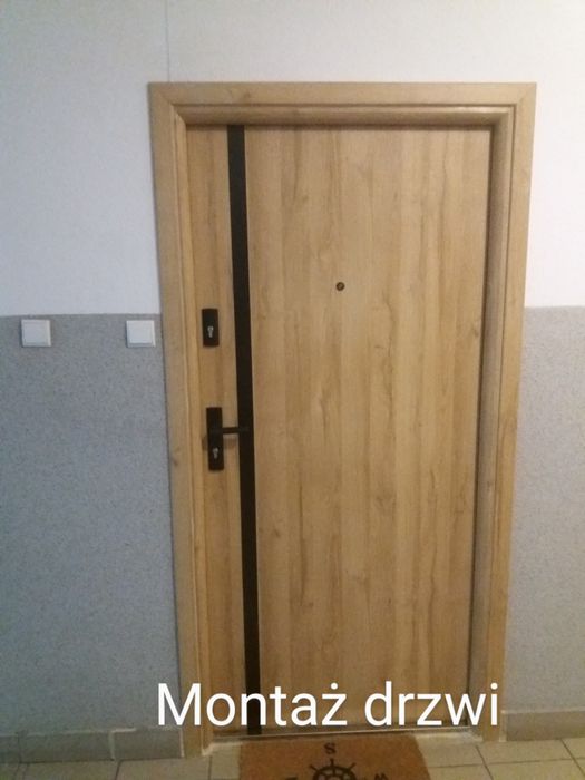 Montaż drzwi na stare futryny. Skracanie/Pasowanie/Ślusarz