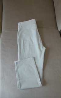 Beżowe spodnie proste nogawki roz 40 Zerres