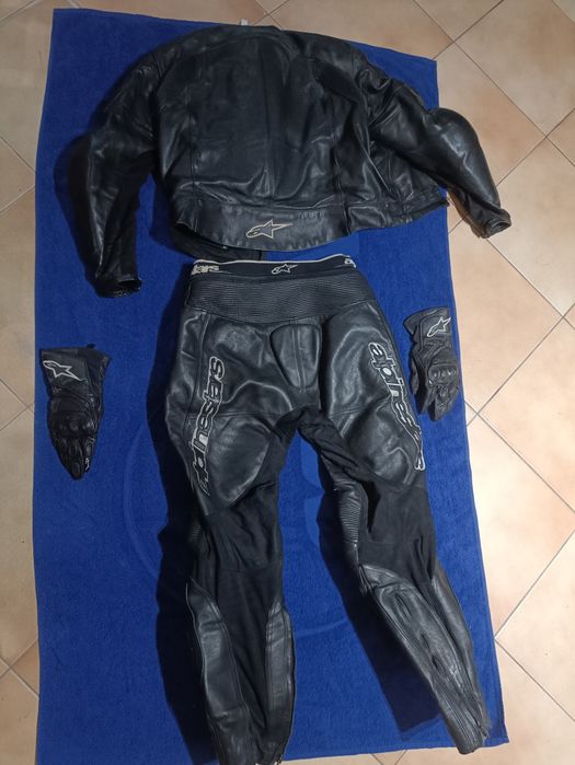 Kombinezon motocyklowy Alpinastar czarny rozmiar 44