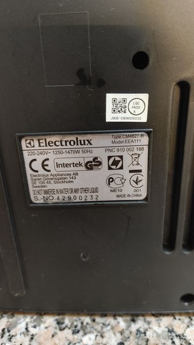 Máquina café electrolux eea111