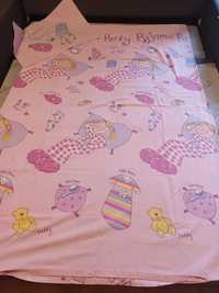 Pościel dziewczęca - Pijama Party - zestaw kołdra i poduszka - 190x130