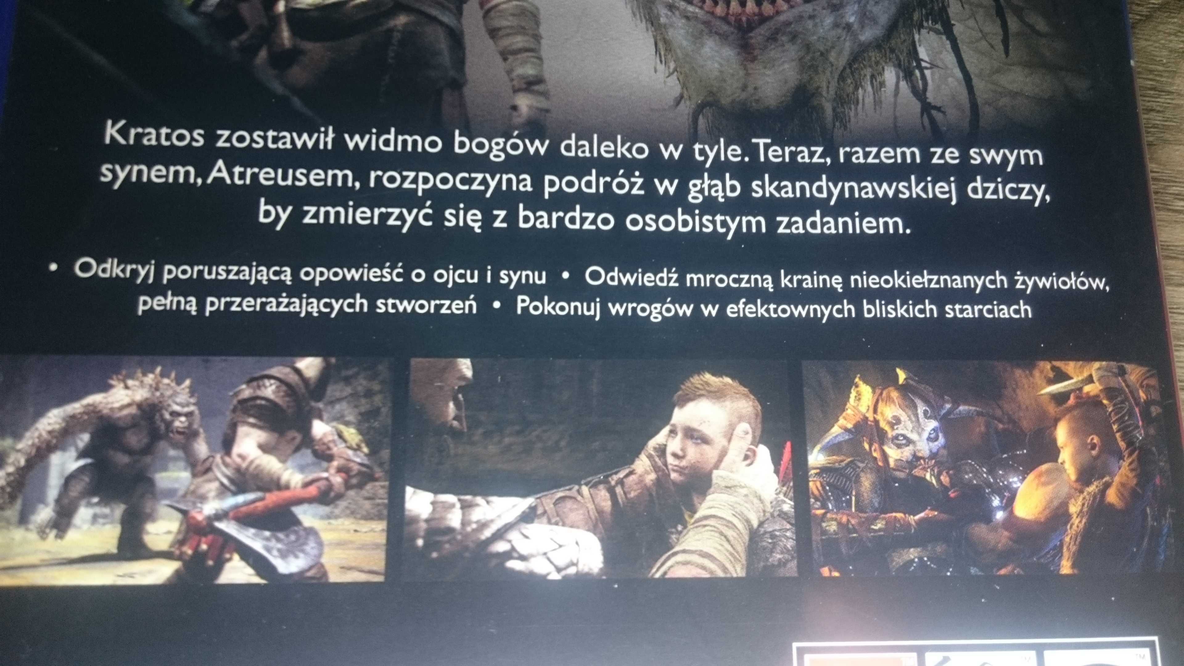 Gra God of War ps4 POLSKA playstation 4 last of us Wiedźmin assassins