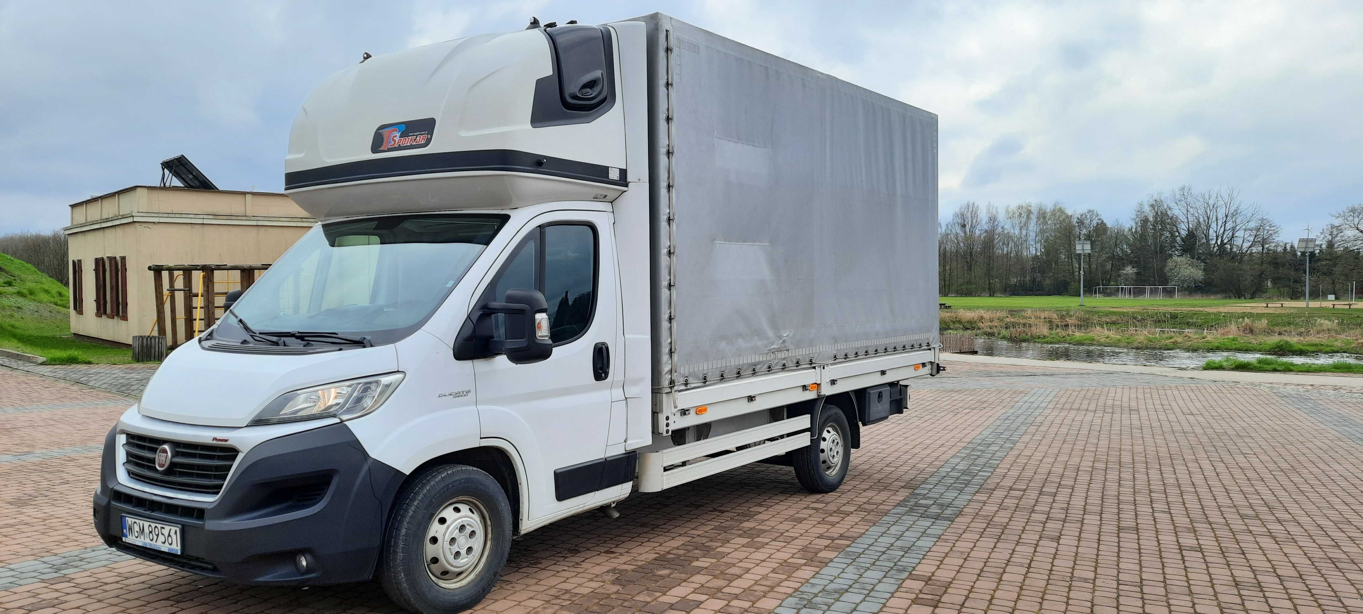 Skrzynia ładunkowa, paka, firanka 9 palet FIAT DUCATO/CITROEN/PEUGEOT