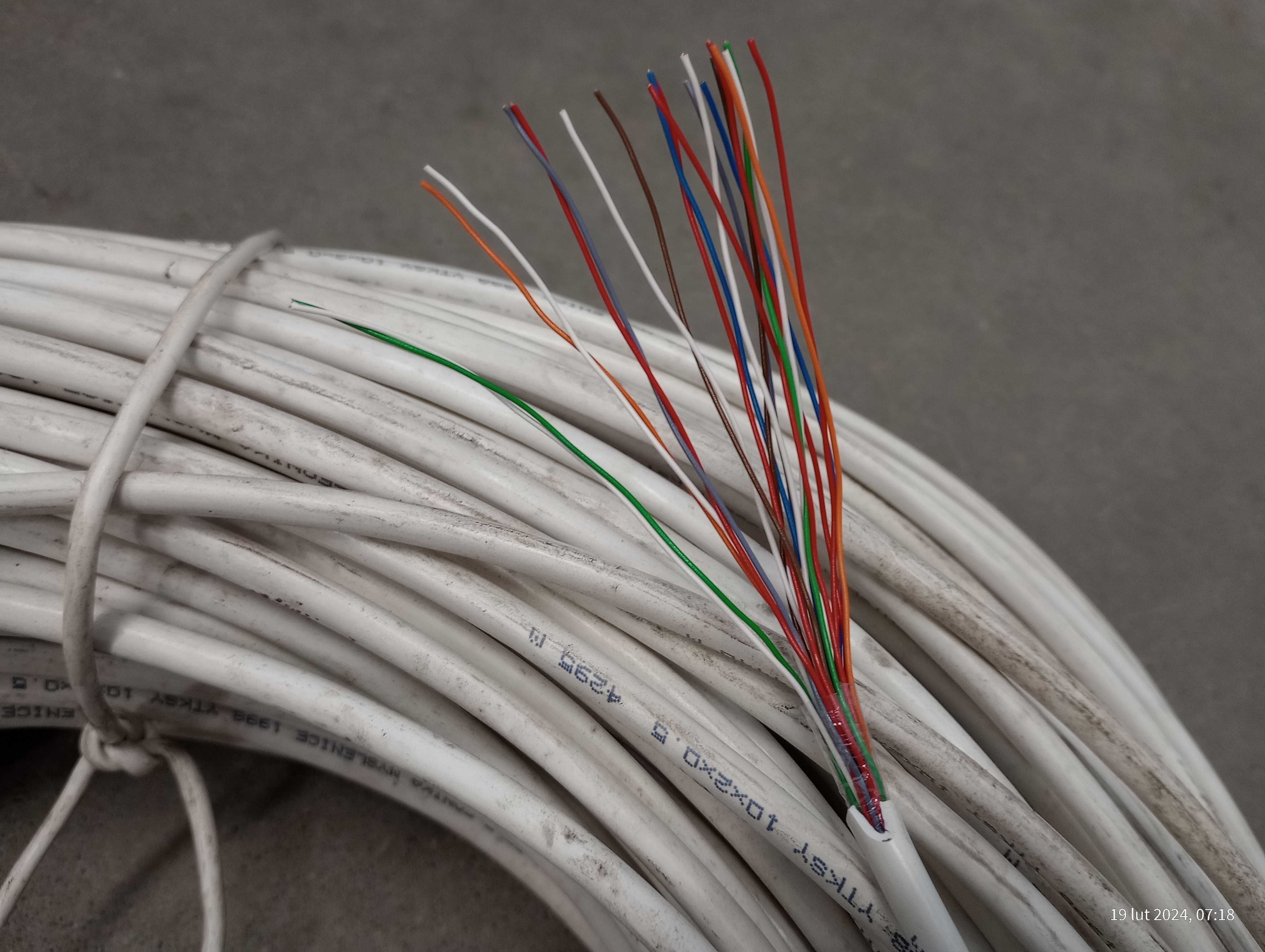 Kabel przewód YTKSY 10x2x0,5