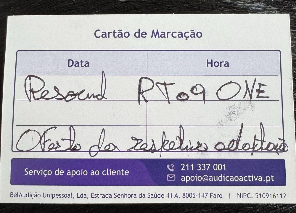 Aparelho auditivo Resound RT09 One com oferta calibração em loja