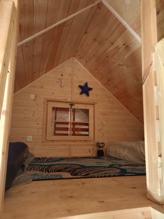 Działka rekreacyjna nad jeziorem z domkiem domek na Mazurach Mazury