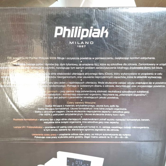Oczyszczacz powietrza PHILIPIAK AIR PURFIER 9000I