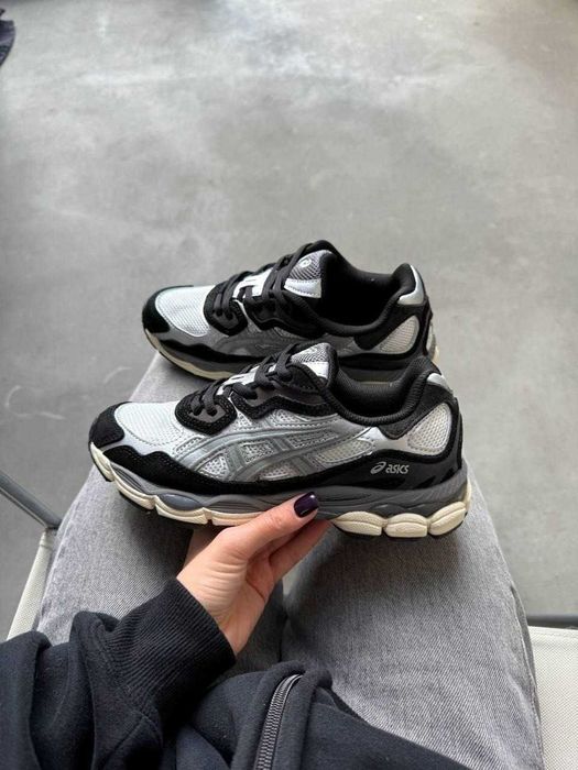 Кроссовки  Asics Gel-NYC 1090 Black Ivory Grey/Кросівки Жіночі Асікc