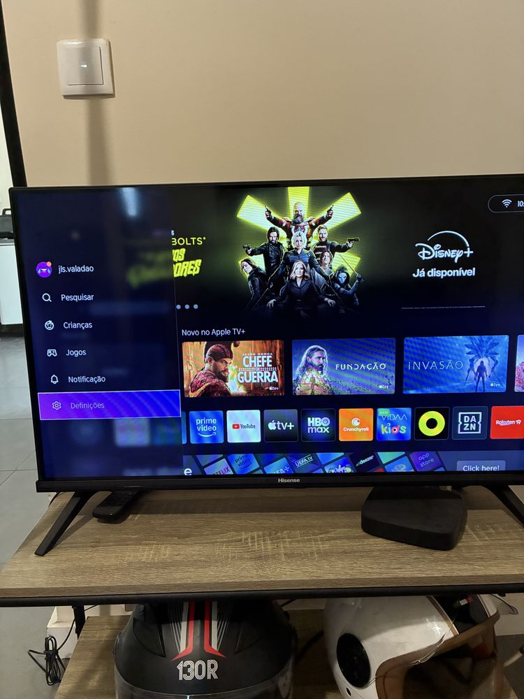 Smart TV Hisense 32” pouco uso