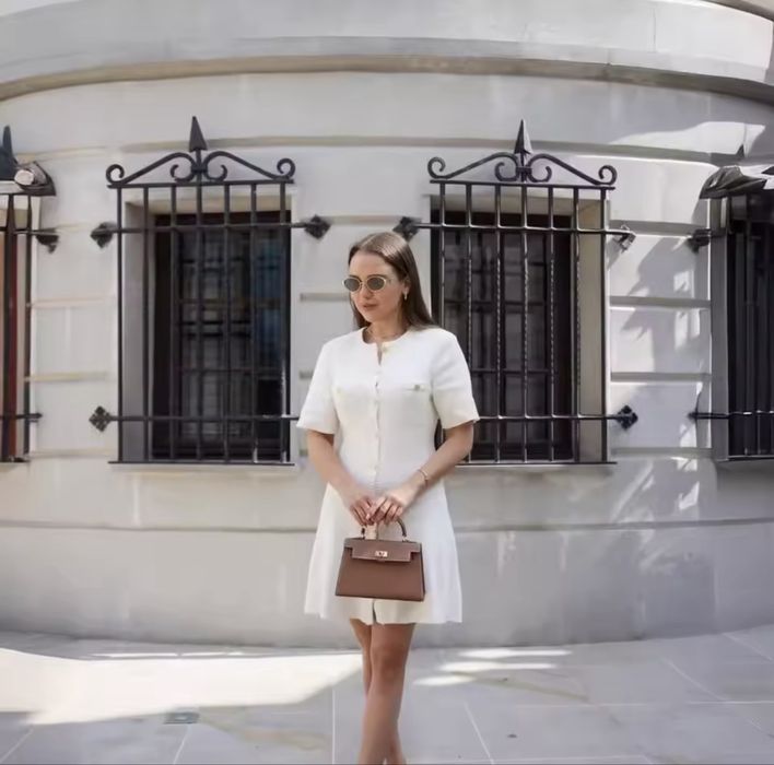 Елегантне трикотажне плаття розмір S old money в стилі H&M сукня чорна