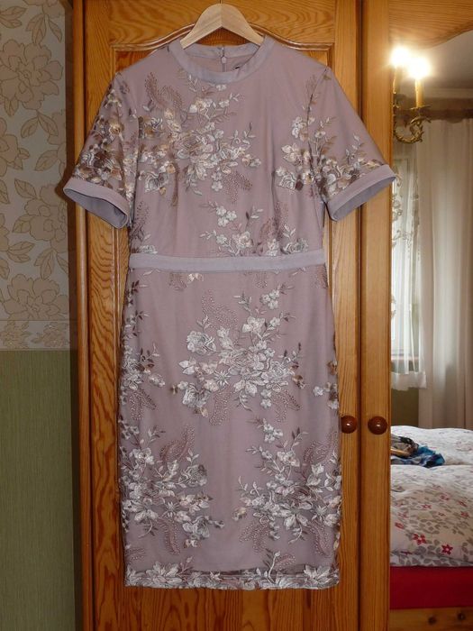 PHASE EIGHT luksusowa wizytowa sukienka klasy Tadashi Shoji 40/42