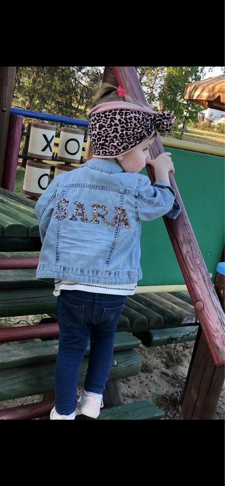 Kurtka jeansowa personalizowana „SARA”