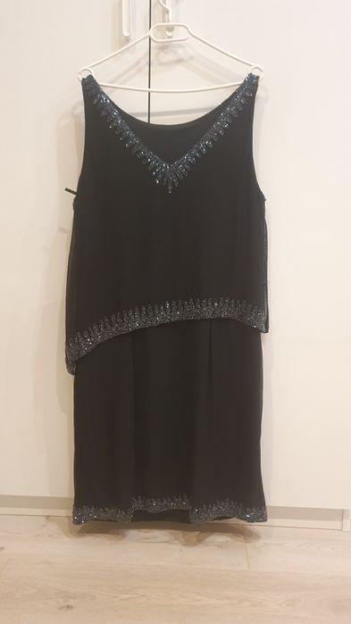 Sukienka Czarna Wieczorowa