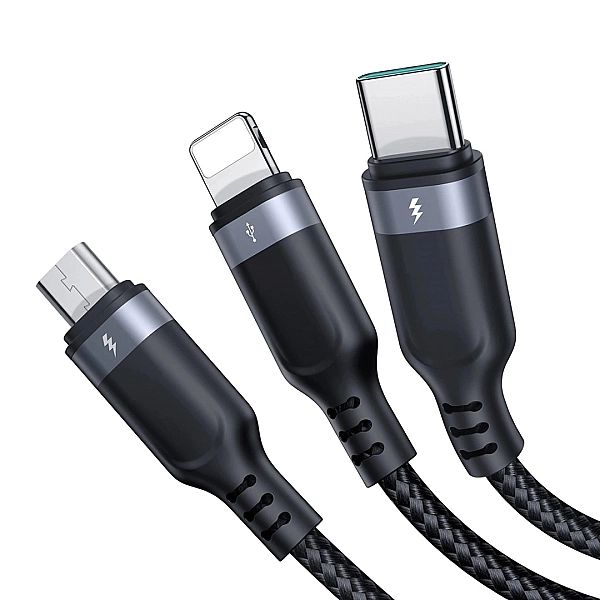 Kabel 3-w-1 Joyroom Multi-Use Series S-1T3018A18 Lightning USB-C micro