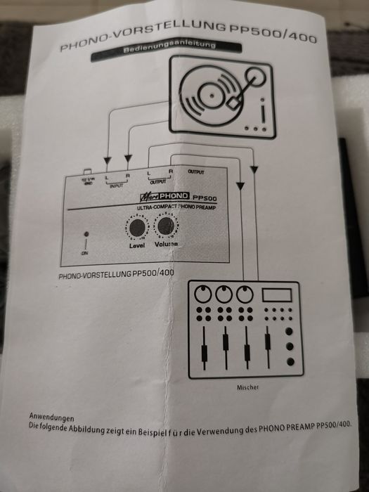 Pre-amplificador Gira Discos