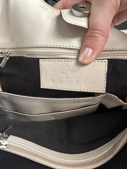 Вінтажна шкіряна сумка radley/ велика сумка/ чорна сумка/трендова сумк