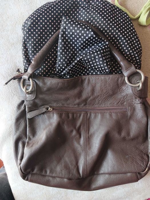 Mala castanha em pele