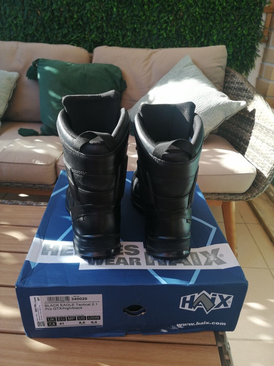 Botas Haix Black Eagle Tactical 2.1 GTX Pro high