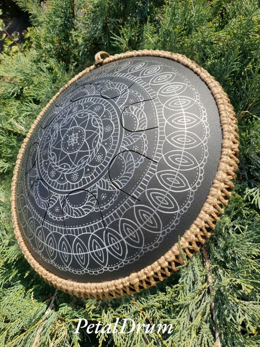 Пелюстковий барабан 8 нот. Глюкофон PetalDrum. Ручної работи.