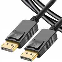 Kabel DisplayPort na DisplayPort DP-DP 4K 2m ** Video-Play Wejherowo