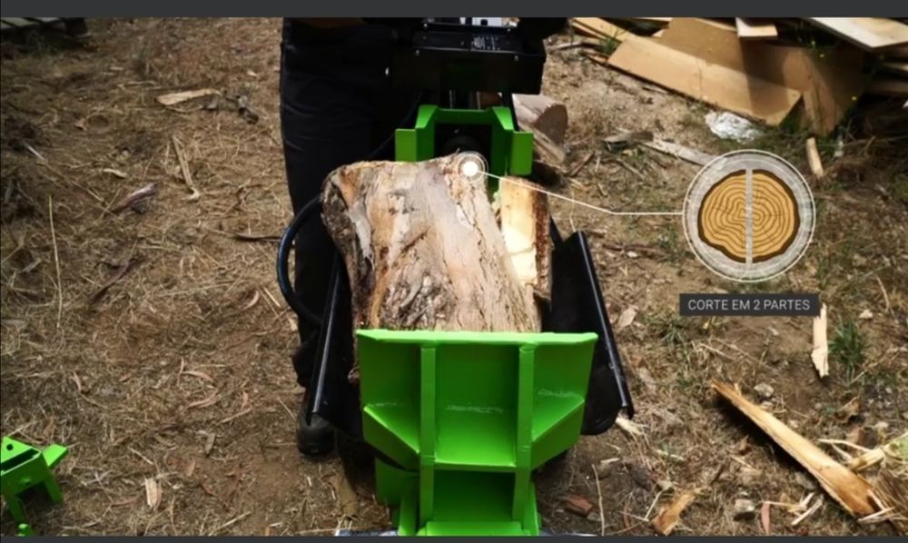 Rachador 12ton Gasolina - serviço de rachar Lenha