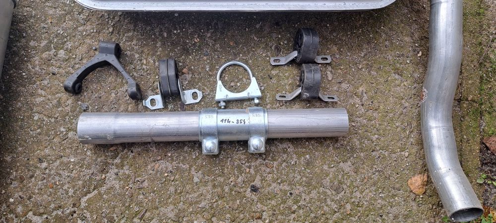 zestaw tłumików Polmostrów – Audi 80 / 90 / Cabriolet V6 (2.6 / 2.8)