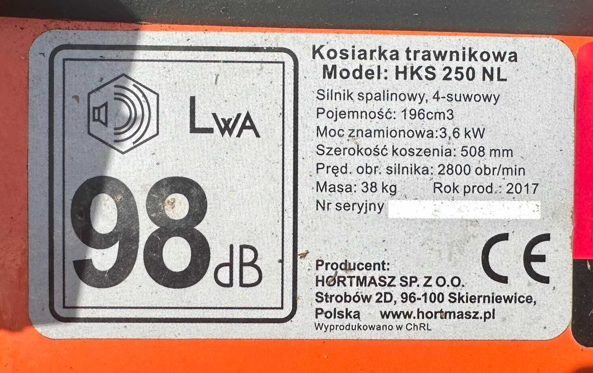 Kosiarka spalinowa z napędem HKS 250 NL