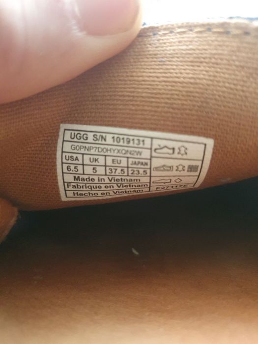 сині лофери UGG