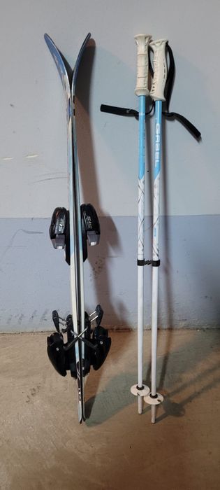 Narty + kijki Tecno Pro 90 cm