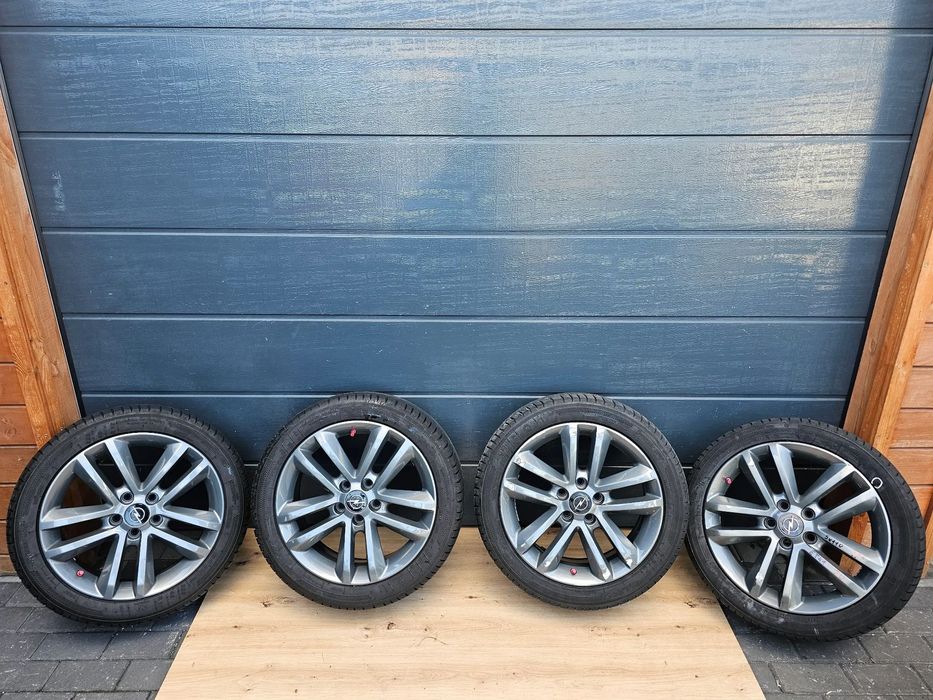 KOŁA FELGI ALUMINIOWE OPONY OPEL VECTRA C ASTRA H ZAFIRA B SIGNUM 17&quot; 5x110 ET41 225/45/17