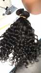 Cabelo humano ondulado