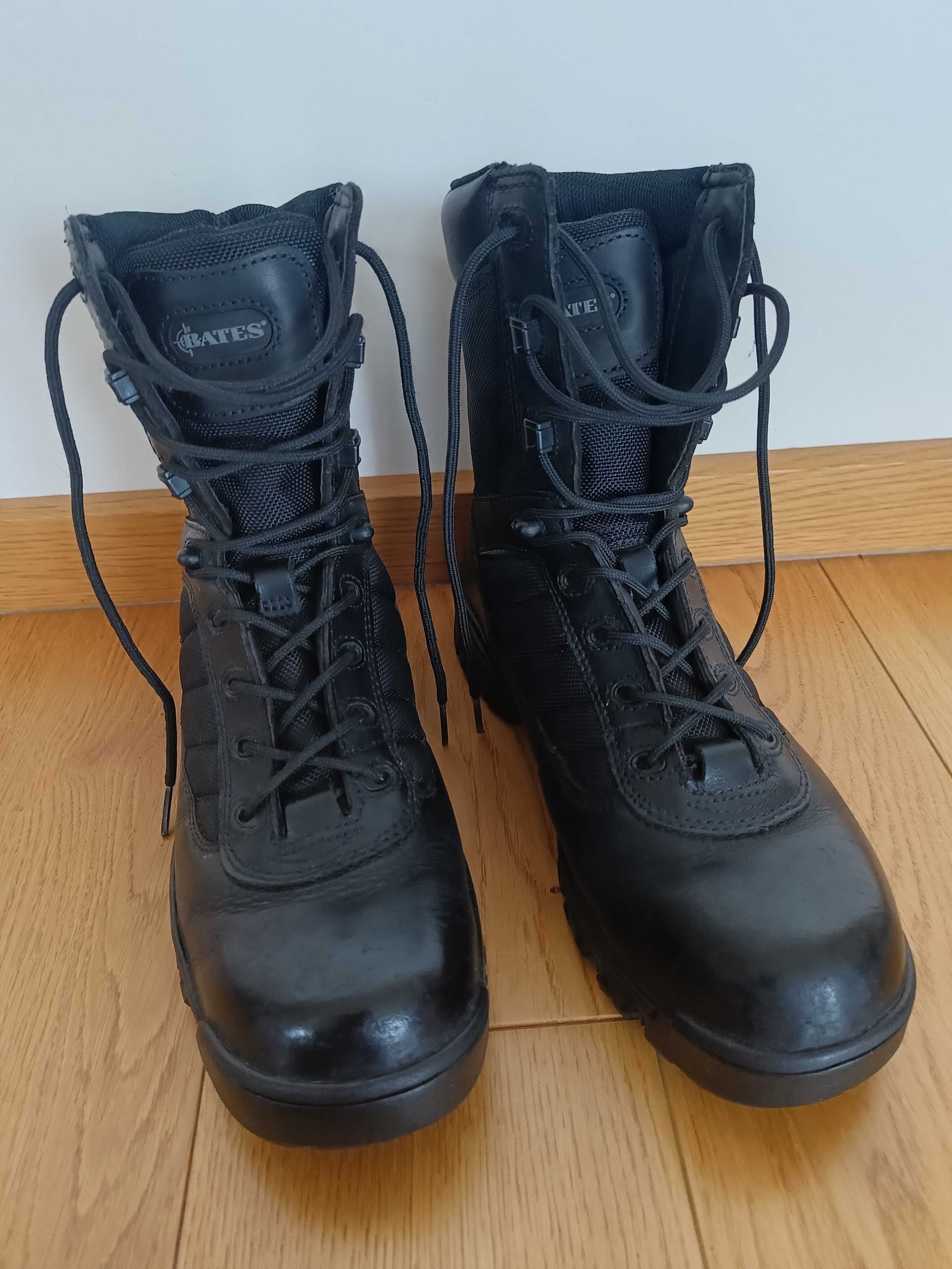 Buty męskie Bates Enforcer Ultralit E02260 skórzane czarne rozm. 42