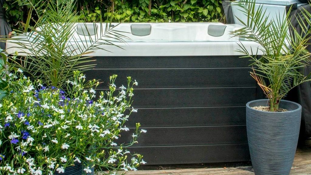 Jacuzzi ogrodowe całoroczne VISKAN EKERO, 6 os., 54 dysze