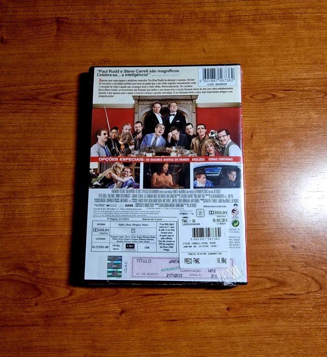 JANTAR DE IDIOTAS (Steve Carell, Zach Galifianakis, Paul Rudd) NOVO