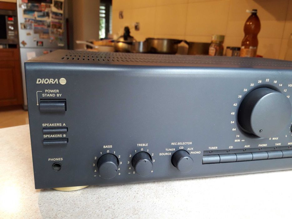 Wzmacniacz Diora WS 504 kolor ciemno szary grafit-UNIKAT