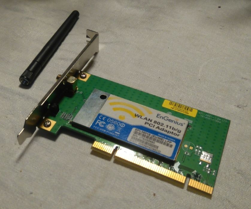 PCI Адаптер WiFi з підсилювачем 600mW