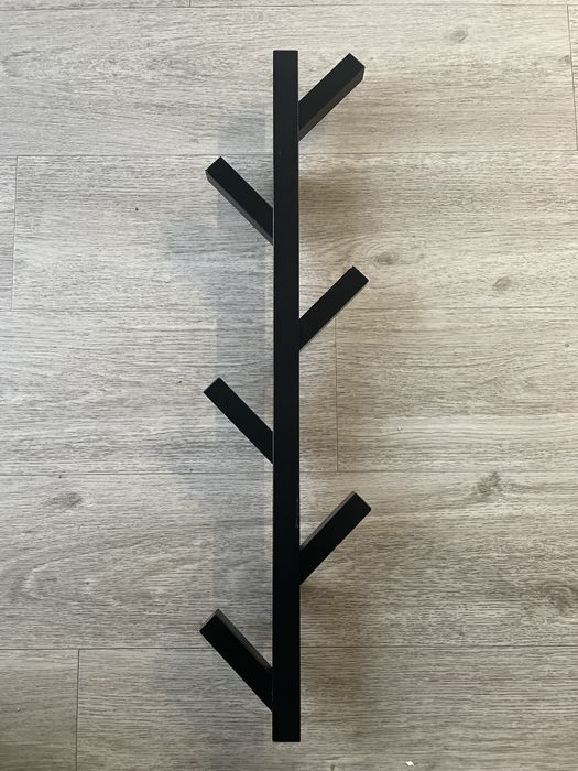 IKEA TJUSIG Wieszak czarny 78 cm