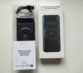 Power bank 10000 mAh, ładowarka bezprzewodowa 3W