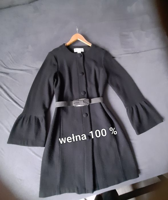Płaszcz - sweter 100% wełna