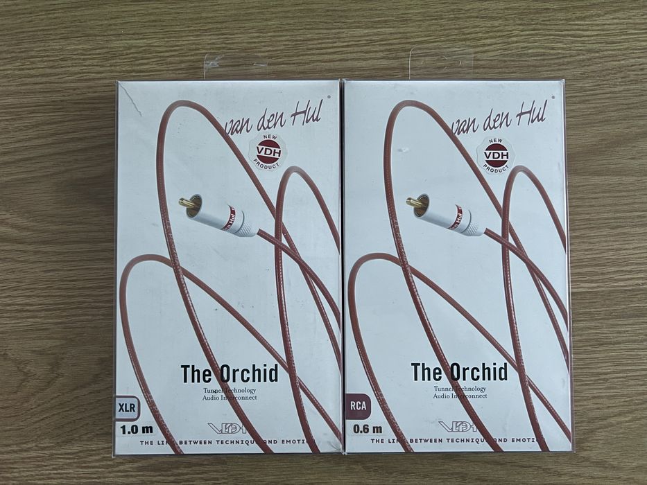 2x Van den Hul “The Orchid” rca-rca e xlr-xlr