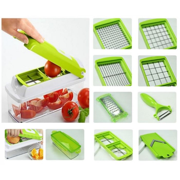 Овощерезка 12 в 1 Nicer Dicer Plus терка / измельчитель найсер дайсер