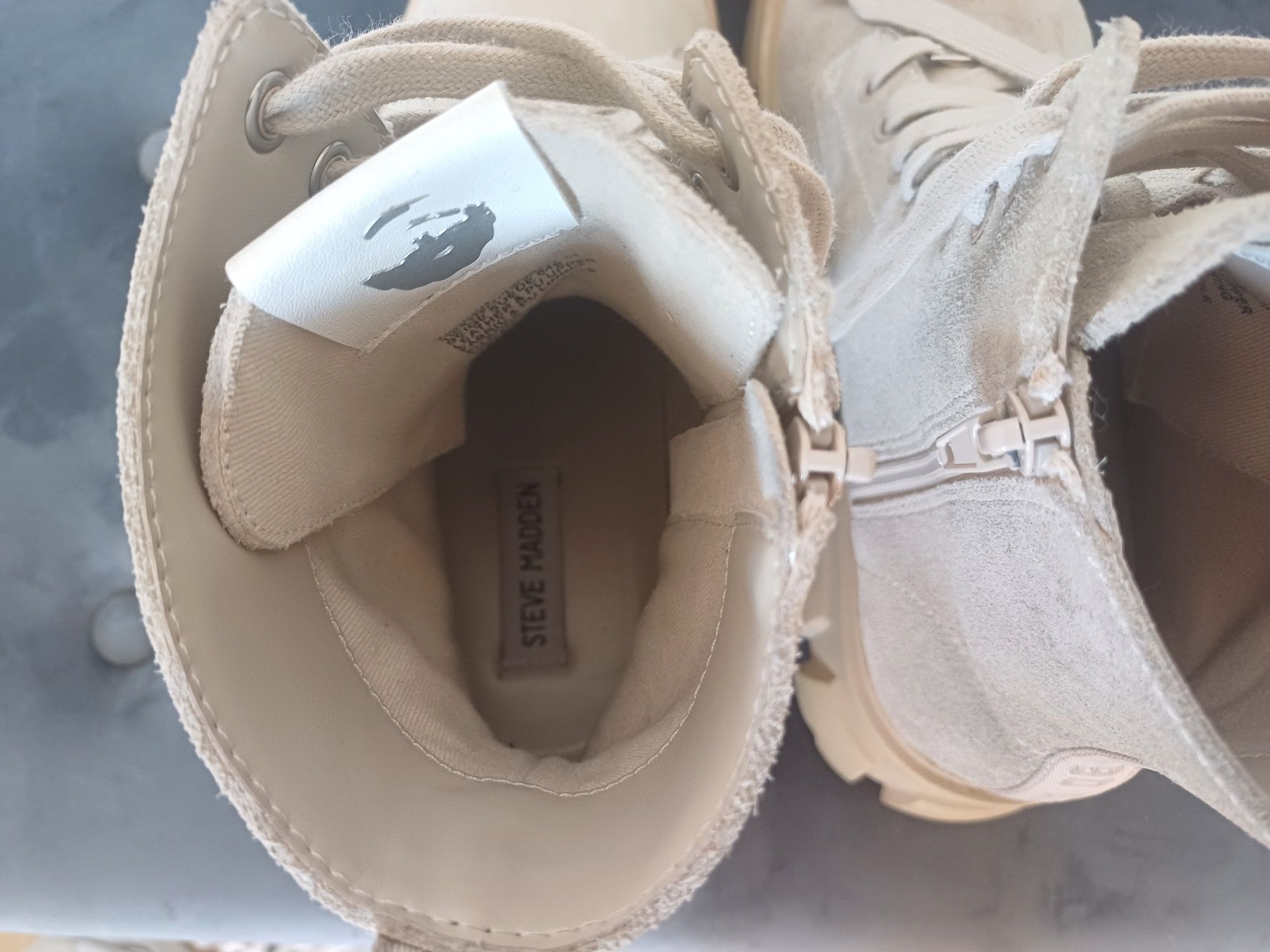 Trapery Steve Madden  rozmiar 41 Tanker Bootie buty botki damskie