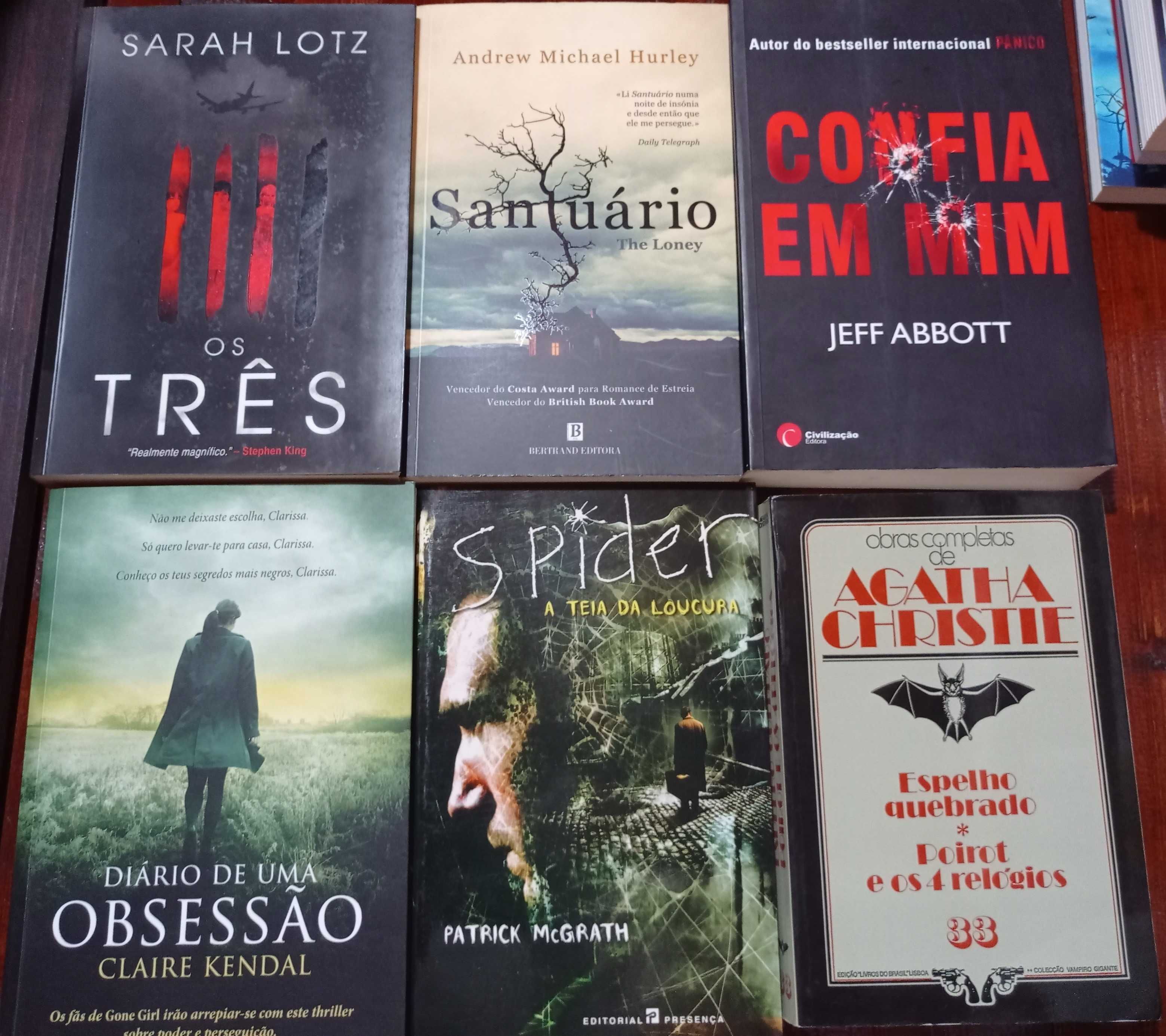 Livros de suspense e mistério a 8€