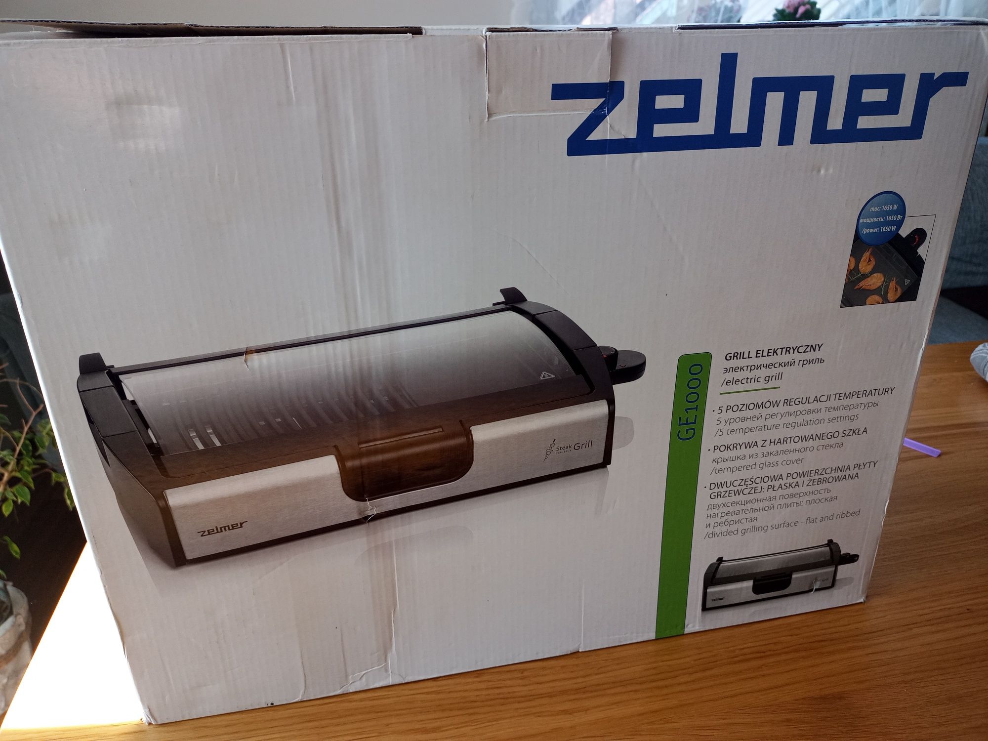 Grill elektryczny Zelmer GE1000