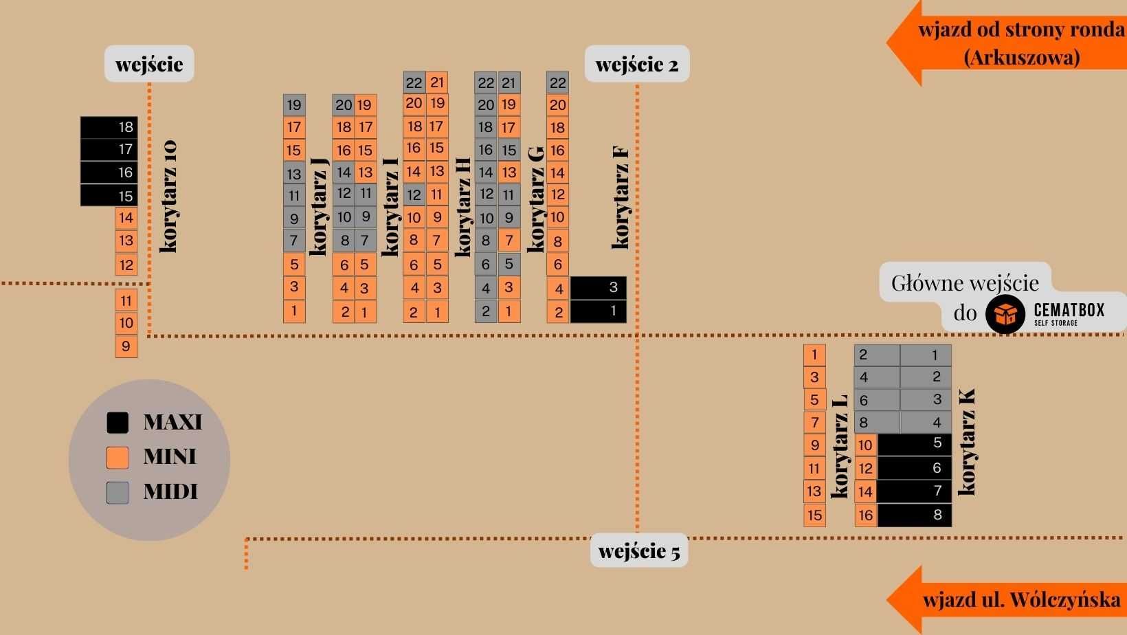Do wynajęcia Magazyn 1m2 - w cenie 179 zł