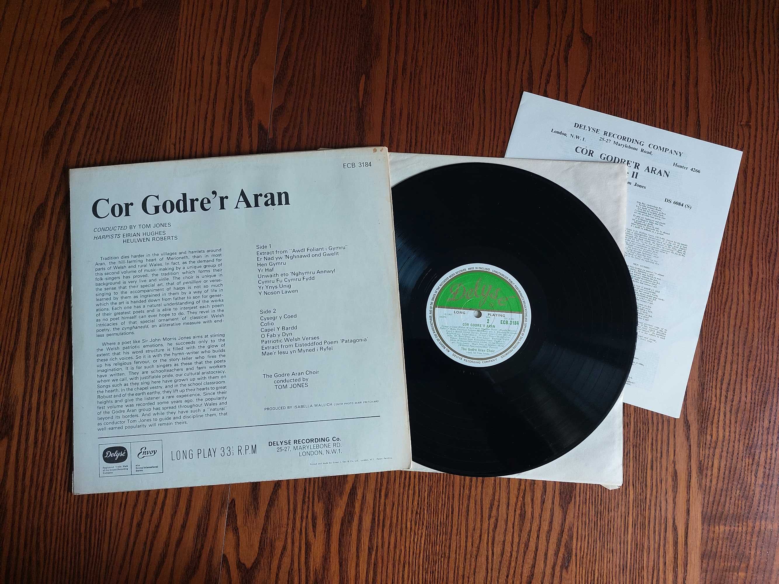 Côr Godre'r Aran – Volume 2 lp 5456 Press UK