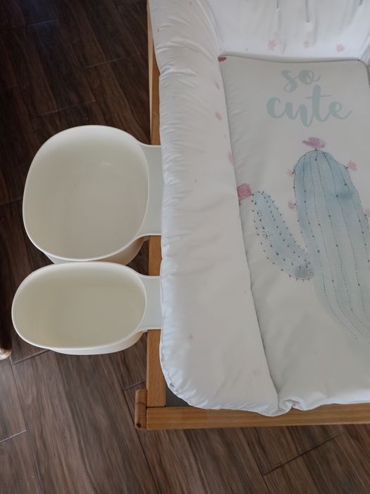 Przewijak Ikea sniglar akcesoria pojemniki kosz