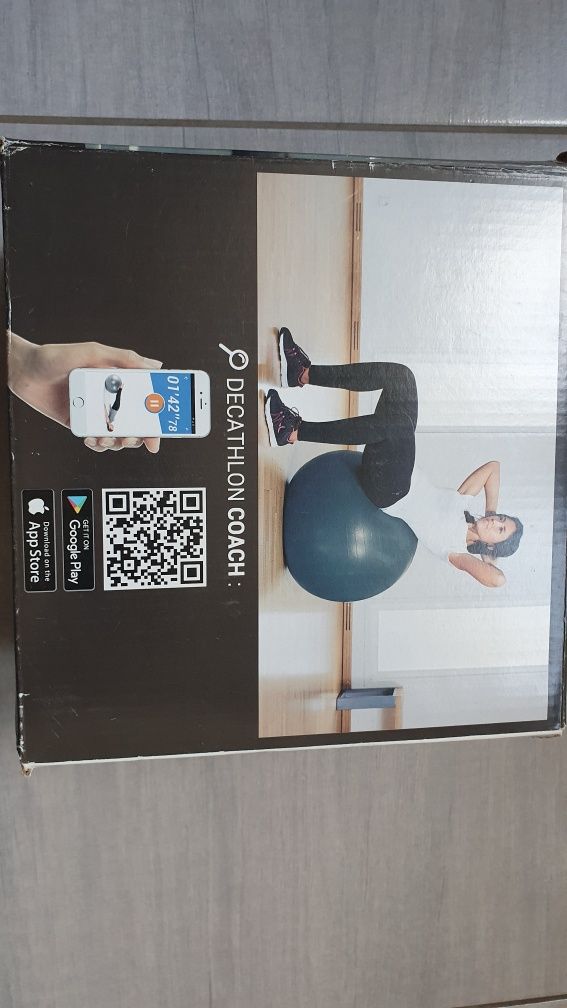 Piłka do pilates Decathlon L plus komplet adapterów